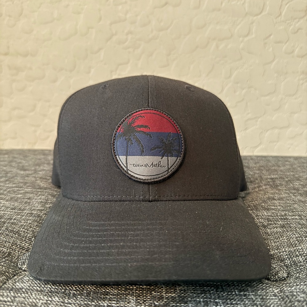 Travis Mathew Black and Red Classic Hat